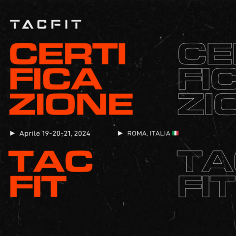 TACFIT In-Person Certificazione Italia (19-20-21 Aprile 2024)
